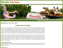 Tablet Screenshot of kerala-cities.kerala-tourism.org