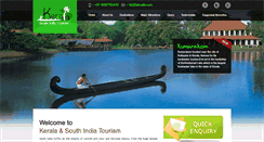 Desktop Screenshot of kerala-tourism.net