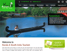 Tablet Screenshot of kerala-tourism.net